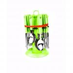 Redberry Candy Cutlery Set - 24PCS - Green