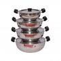 Redberry KADAI SET 4PC SET 4-7