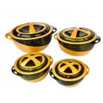 Redberry Sparkling Moon Insulated Hot Pot - 4PCS Set - Green/Yellow