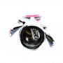 Generic Corkscrew Wine Bottle Opener - Pink/Silver