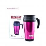 Redberry RSM141 - Stainless Steel Travel Mug - 140oz - Pink