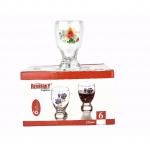 Redberry 6 Pieces Floral Printed Glasses  - 275ml