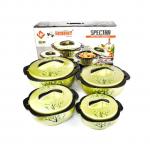 Redberry Spectra Insulated Casserole - 4PCS Set - Green