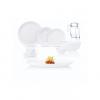 Luminarc Diwali White Dinner Set 46Pcs