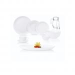 Luminarc Diwali White Dinner Set 46Pcs