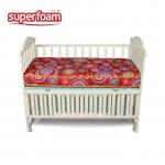 Superfoam Multi-Colored Baby Cot Mattress (Foam Medium Density, Firm) 48" X 24" X 4"