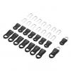 Generic 16 Pieces Replacement Zipper Tags Zip Fixer For Clothes
