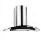 Newmatic 90cm  Kitchen Wall Hood with Curved Glass and Screen Touch Button