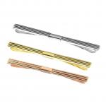 Generic 3pcs Mens Wedding Business SilverGoldRose Gold Tie Collar Bar Pin