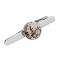 Generic Silver Brass Watch Movement Punk Tie Bar Business Formal Clip Mens