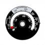 Generic Fireplace Thermometer Magnet Food Meat Thermometer Rotary Oven Thermometer-Black white