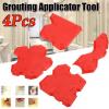 Generic 4pcs Silicone Sealant Spreader Profile Applicator Tile Grou
