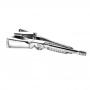 Generic Vintage Metal  Gun Tie Clip Wedding Necktie Clasp Pin Bar Men