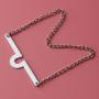 Generic Single Loop Tie Tack Chains Necktie Links For Men/Boy Jewelry Silver