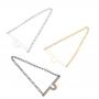 Generic 3 Pieces Fashion Single Loop Tie Tack Chains Necktie Links MenBoy