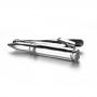 Generic Elegant Practical Bullet Brass Tie Pinch Clips Clasp For Gentlemen