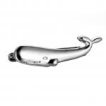 Generic Elegant Practical Animal Swimming  Brass Tie Pinch Clips Clasp