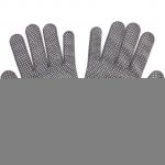Generic Hairdressing Heat Resistant Finger Glove 1 Pair (Grey) - Ash