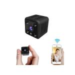 Mini Wireless CCTV IP Camera Night Vision - Black