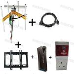Aerial + 14 inches - 42 inchesTV Wall bracket +10M Aerial Cable + 1.5M HDMI cable + 1 packet Cable Clips + 32GB Flash