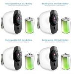 Vision CCTV Security Cameras Night Vision 4 Channel Battery Powered