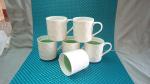 White with color inside cup