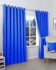 LIGHT BLU Curtain (4M) (2Panels,each 2M) + FREE WHITE SHEER