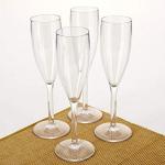 Acrylic Champagne Glass