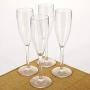 Acrylic Champagne Glass