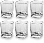 Unique Whiskey glasses crystal clear 6 pcs