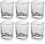 Unique Whiskey glasses crystal clear 6 pcs
