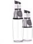 Belwares Olive Oil Dispenser Bottle, Oil and Vinegar Cruet with Drip-Free Spouts-1 piece, long bottle only 500ml