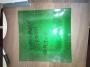 Glass plate- green