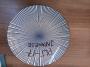 Bone China blue Japanese round plate,