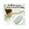 Long Handle Ultra Soft Bath Shower Brush Skin Massage Back Rubbing Brush-Green