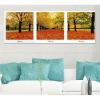 Modern Canvas Tree Painting Print Picture Home Wall Art Decoration Framed 3Pcs