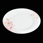 Elegantia Square 11.5 inch Plate Pink