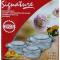 High borosilicate glass casserole with lids