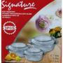 High borosilicate glass casserole with lids