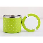 Stainless Steel Dotted  Lunch Box - Thermal Food Container Portable Dinnerware