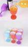 Colored acrylic wine glasses