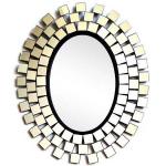Silver mirror 70/70 Oval