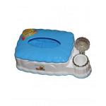 2-in-1 Serviette & Toothpick Holder - Blue