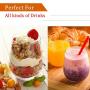 6 pcs Wine/fruit juice glass