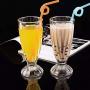 6 pieces milkshake glasses