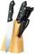 Black handle knife