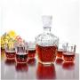 Whisky decanter with 6 glasses