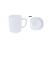 Dinner Plates 6 Pieces + 6 Pcs Of Cups - White