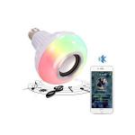 Generic Bluetooth Music LED Bulb Multi color Speaker with Flash Disk