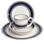 16pc Dinner Blue and White